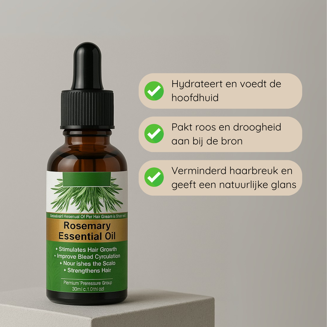 Rozemarijnhaarolie - 3x Snellere Haargroei